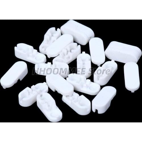 20pcs/lot Plastic Roller Blinds Pull Cord Connector Curtain Chain Connector for Vertical Blinds Joiners Spare Tool Replacement