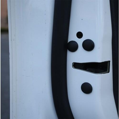 12Pcs/Set PP Car Door Lock Screw Protection Stickers Waterproof Doors Cover for Hyundai Tucson 2015 - 2017 Ix35 Verna Solaris