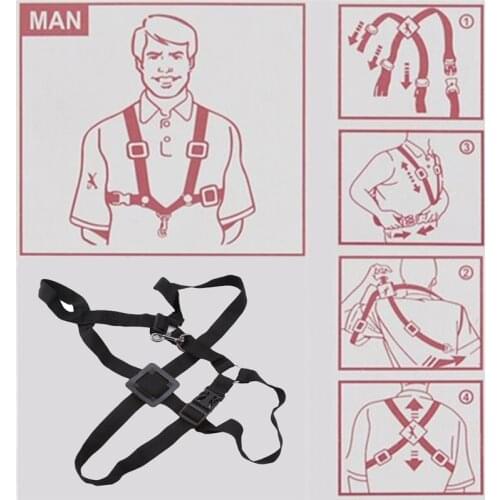Adjustable Saxophone Sax Harness Shoulder Nylon Strap Belt for Alto/Tenor/Soprano Saxophone Parts Accessories