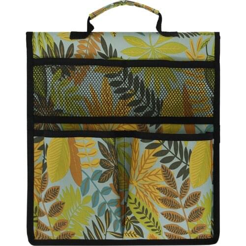 Garden cart flatbed tool storage bag, portable leaf printing tool bag, garden tool bag, knife-shaped screwdriver carrying bag