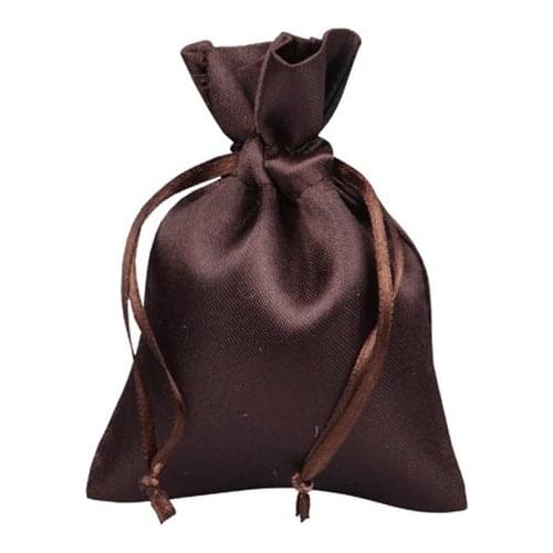 100pcs free shipping Satin drawstring pouches 7*9cm jewelry pouch Satin gift pouches for earing bangles jewelry packaging bags
