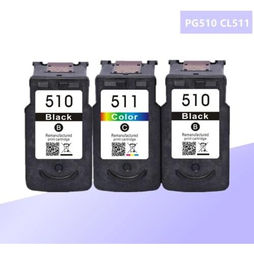 Compatible for Canon PG510 CL511 PG 510XL CL 511XL PG-510 Ink Cartridge For PIXMA IP2700 MP230 MP240 MP250 MP260 MP270 MP280