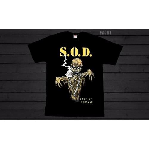 STORMTROOPERS OF DEATH-S.O.D.-Live at BudokanBlack T-shirt-SIZES S to 7XL