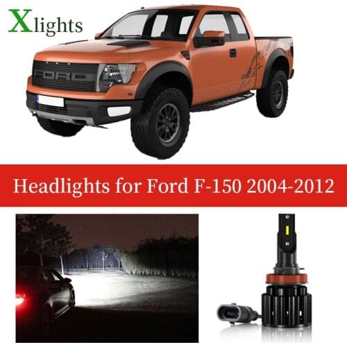 Xlights LED Headlights Bulb Low High Beam Lamp Headlamp Light For Ford F-150 F150 2004 2005 2006 2007 2008 2009 2010 2011 2012