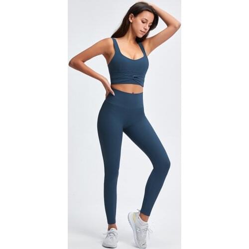 Women Yoga Sets Sports Top Vest and High Waist Legging Gym Wear Running Clothing Fitness Suit Workout Female Outfit Active,ZF734