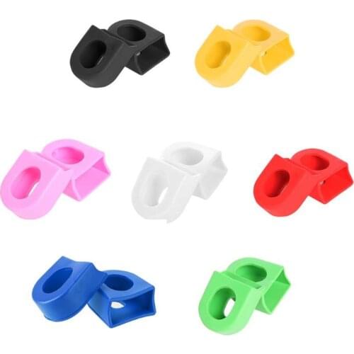 1Pair Silicon Bicycle Crank Arm Boots Protectors Bike MTB Crank set Protective Sleeve Cover Parts Crank Appearance Protection