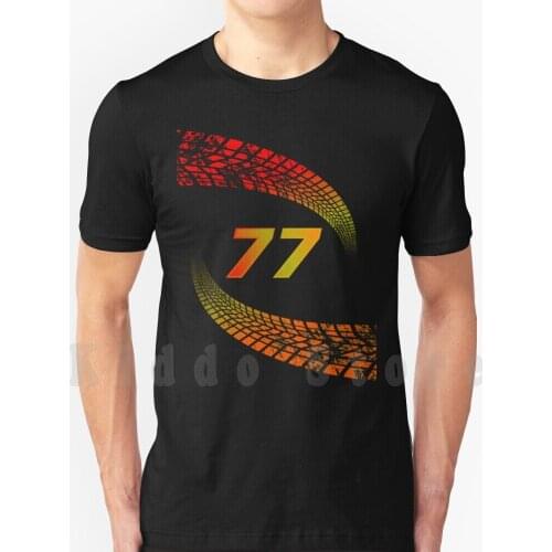 77 Tire Track-Black T Shirt Diy Big Size 100% Cotton 1 77 Tire Track Lewis Race Racer Racing Car Motorsport Motor Sport Cool