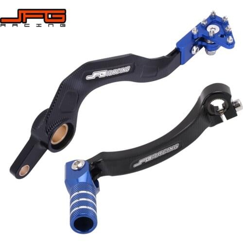 Motorcycle CNC Aluminum Shifter Shift Pedal Lever Rear Foot Brake Pedal Lever For YAMAHA YZ250F YZF250 2014 2015 2016 Dirt Bike