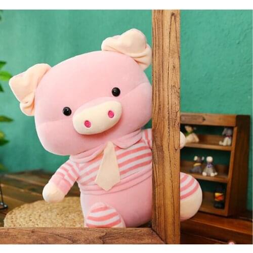Large 40cm lovely pink pig plush toy creative piggy soft doll throw pillow toy Christmas gift b2912