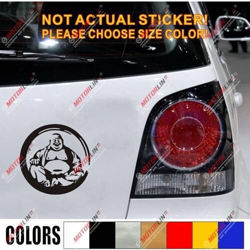 Buddha Lotus Buddhism Decal Sticker Hindu Hinduism Car Vinyl pick size color