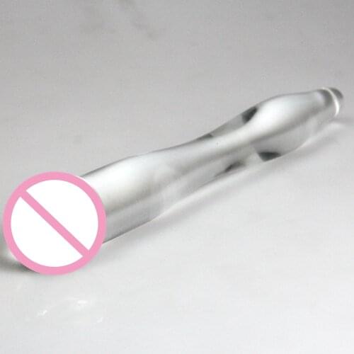 Candiway G-Point Massage Crystal Glass Anal Adult Orgasm Flirting Toy Masturbation Stick For Women