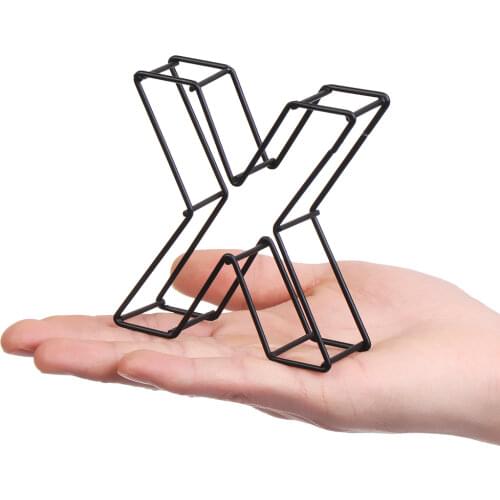 Black Metal Hollow Letter Photography Props Party Supply Cafe Adornment Wrought Iron Alphabet Door Plate Sign Home Decoration