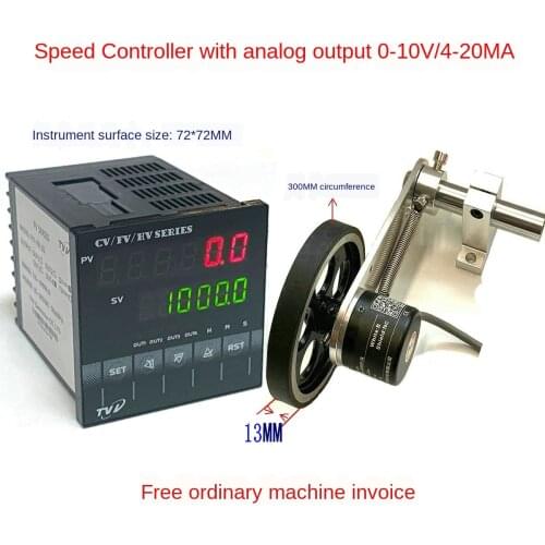 Electronic Digital Display Analog Output Line Speed Indicator Speed Encoder Conveyor Leather Belt Break Detector
