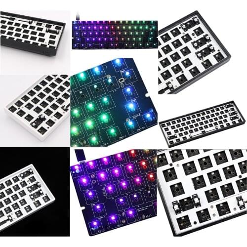 GK61XS USB-C RGB Hot Swap Bluetooth Custom DIY Programmable Kit for 60% Keyboard