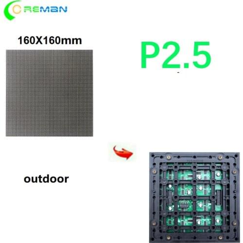 Good price P2.5 outdoor led module outdoor led panel full color for video advertising very high resolution P3 P4 P5