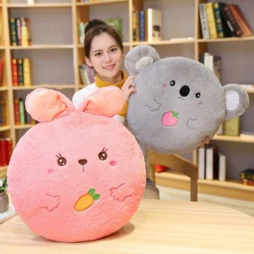 New 1PC 48cm Soft Koala Rabbit Penguin Monkey Plush Pillow Cushion Toys Cartoon Animal Stuffed Doll Chair Cushion Sofa Pillow