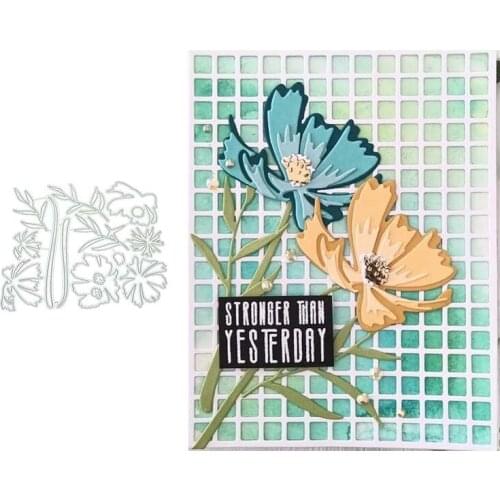 2021 New Flowers Leaves Branch Metal Cutting Dies for Scrapbooking Stencil Knife Mould Blade Punch Model Craft Decor Template