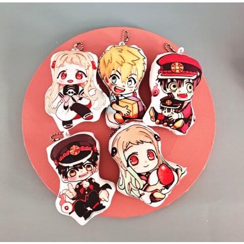 10cm Anime Toilet-bound Hanako-kun Plush Doll Hanako Mokke Nene Yashiro Yugi Amane Cosplay Costume Accessory Chain Pendant Plush