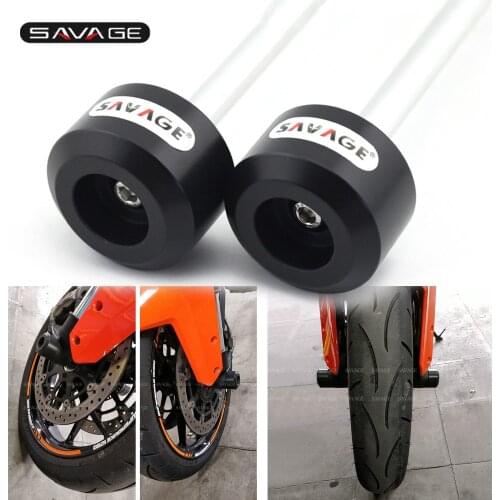 Front Rear Wheel Fork Sliders For 990 Super Duke 2012 SMT Supermoto T 950 SUPERMOTO/R Motorcycle Fork Crash Axle Accessories
