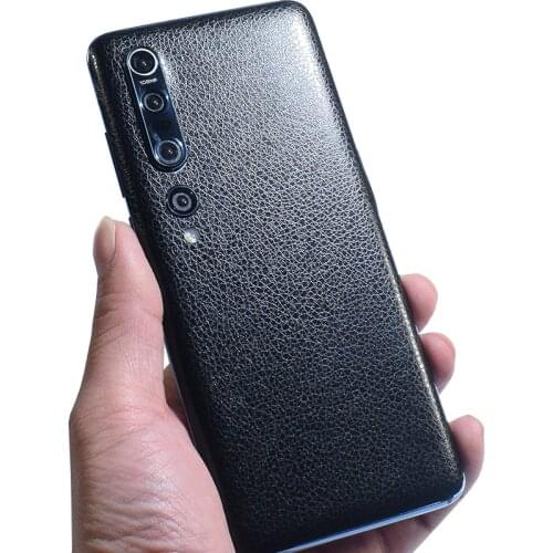 Luxury DIY Leather Skin Sticker Wrap Skin Paste Film For XIAOMI Mi10 Pro MIX3 MI9 CC9e Mi8 SE Redmi K30 Ultra 5G Note 7 8 Pro