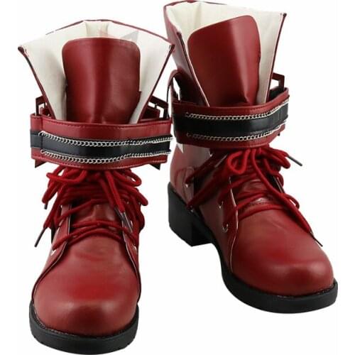 Final Fantasy Tifa Lockhart Cosplay Boots Shoes Warm-up Suit Ff7 For Girl Women Custom Made