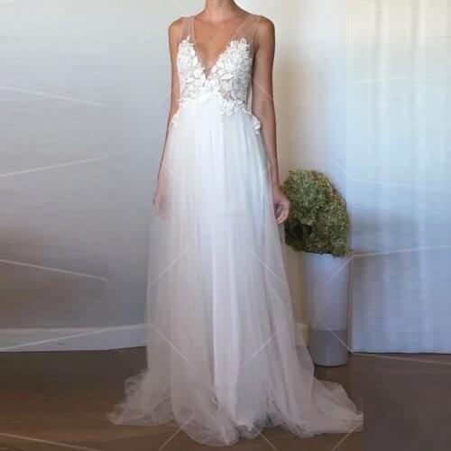 Sexy Prom Gown High Waist Robe De Soiree V Neck Appliques Formal Dresses Spaghetti vestido de festa Backless Prom Gowns Long