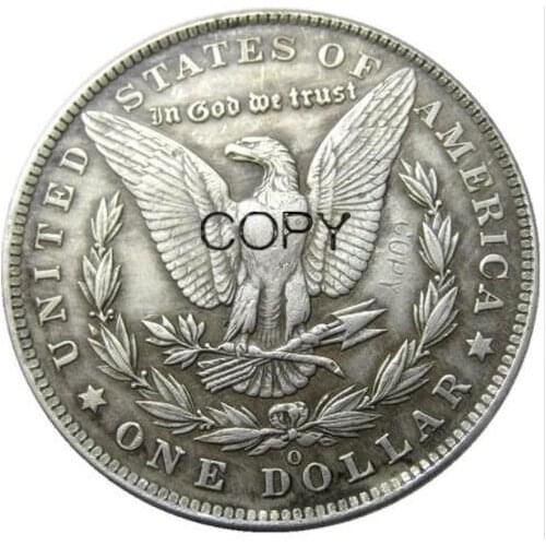 US Hobo 1893O Morgan Dollar skull zombie skeleton Silver Plated Copy Coins