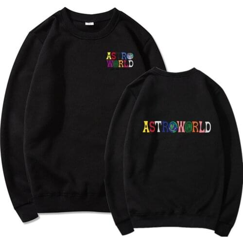 Sweatshirts Women And Men TRAVIS SCOTT ASTROWORLD Sweatshirt Men Auturm Winter Hi Hop Hoodies Sweatshirt For Men Pullover