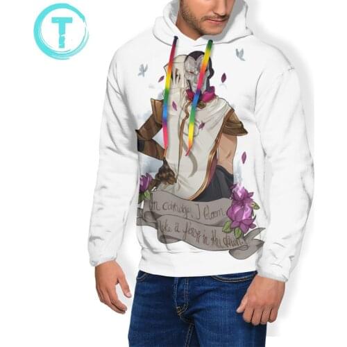 Jhin Hoodie Jhin The Virtuoso Login Quote Hoodies Polyester XL Pullover Hoodie Long Sleeve Red Hoodies