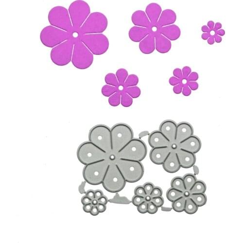 For Scrapbooking Clipart Flower Pattern Metal Cutting Dies Small Size Paper Art Work Decorating Cutter Punch Stencil