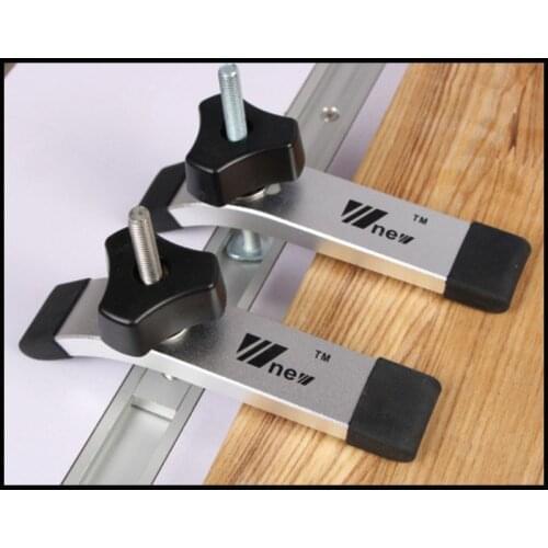 1 Set Miter Track Clamping Blocks Universal Clamping Blocks Platen M8 Screw Woodworking tool set