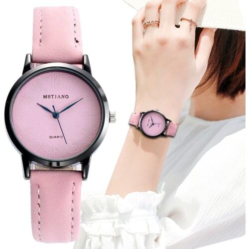 2020 NEW Watch Women Fashion Leather Belt Watches Simple Ladies' DelicateSmall Dial Quartz Clock Dress Wristwatches Reloj mujer