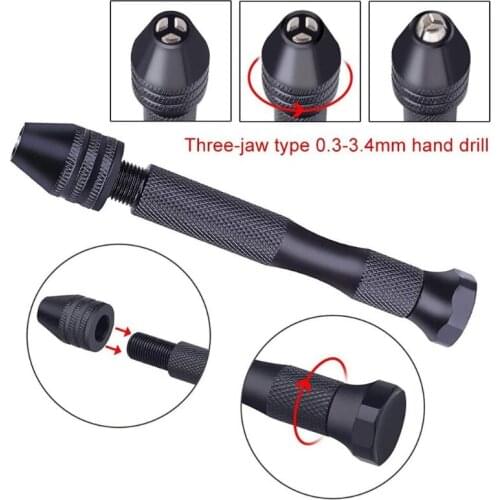 1 Set Steel Hand Drill Bits Hole Maker Puncher Handmade Jewelry Resin Mold Tools