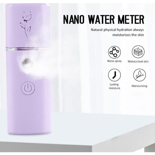 2021 Rechargeable Face Steamer Summer Hydration Cold Spray Deep Cleaning Face Sprayer Unisex Face Body Skin Beauty Equipment