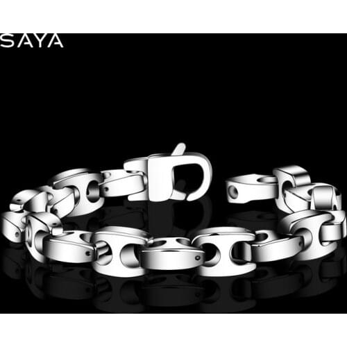 2021 High Polished Tungsten Men Chain Bracelet, Scratch Proof with Gift Box, Free Shipping, Customized