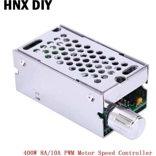 400W Adjustable PWM Motor Speed Controller DC 12V/24V/36V/60V 8A/10A PWM Speed Controller Switch Voltage Regulator Module