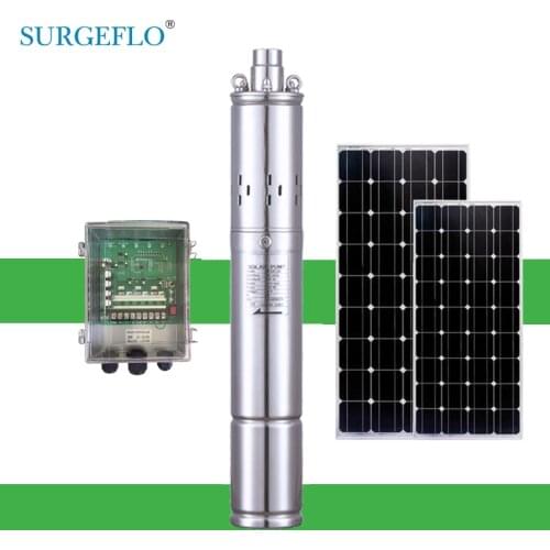 Free Controller c72v brushless motor solar pump farm family water pump agriculture irrigation 3 years warranty solar pump system