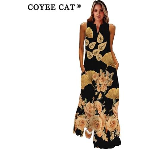 Coyee Cat Black Summer Dresses