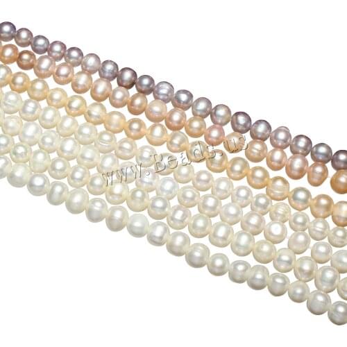 Cheap Wholesale Real Natural Cultured Freshwater Pearl Woman white Pink Jewelry Making DIY Necklace Bracelet Pearls Beads