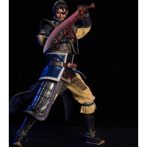 For Collection 1/6 Scale Male Dynasty Warriors 8 Xiahou Dun Full Set Action Figure Accessory Model for Fans Gifts