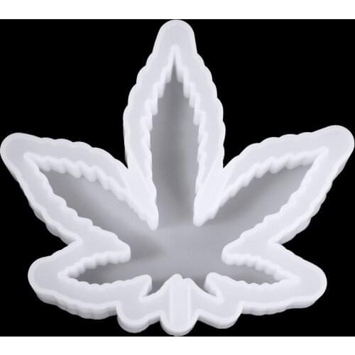 DIY Maple Leaf Shape Crystal Drop Mould Handmade Ashtray Silicone Mold Manual Resin Casting Epoxy Craft Silica Gel Mold Supplies