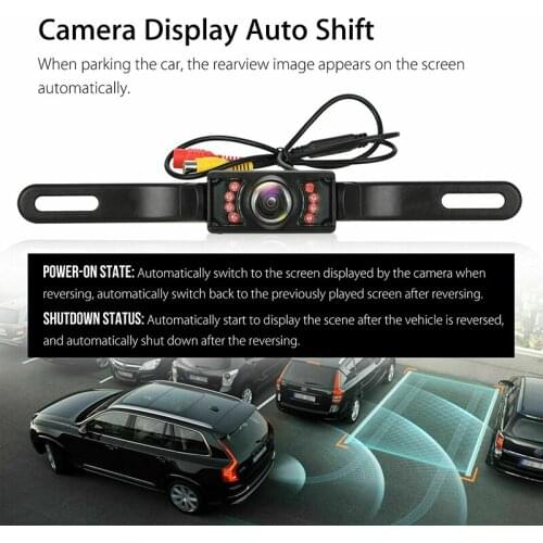IR Night Vision Backup Camera Car Rear View Camera Parking System Monitor Wireless Waterproof Backup Camera Kit For Car