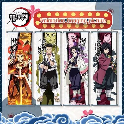 Demon Slayer/Kimetsu No Yaiba/Mo Dao Zu Shi/Sword Art Online/Hanako Kun/My Hero Academia Anime Home Decoration Poster Painting