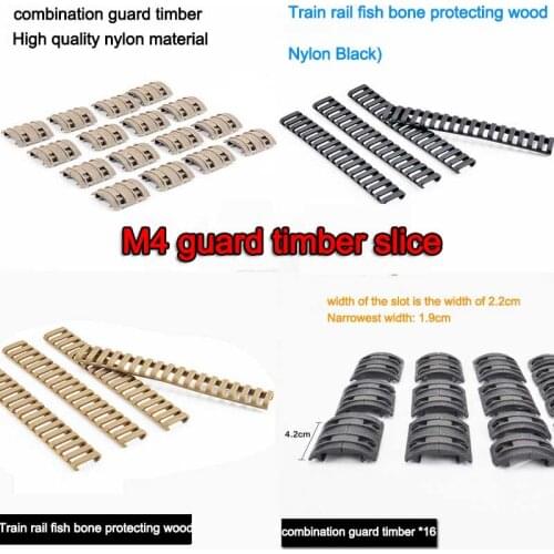 Jinming 8 generation M4 nylon tactical XTM protective wood chips scar toys water bomb refit fishbone guideway Assemble suite