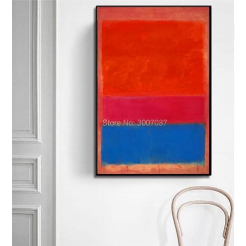 Free Shipping by DHL FEDEX 100%hand-painted Mark Rothko Oil Painting on Canvas Unframed for Home decor