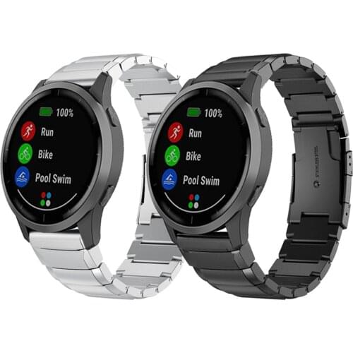 Metal Stainless Steel Strap for Garmin vivoactive 4 Band GarminActive Venu Watch Replaceable accessories Bracelet watchband