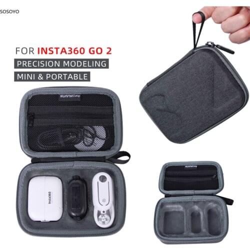 EVA Mini Carrying Case Storage Bag Handbag Thumb anti-scratch Protective Box For Insta360 GO2 Camera Accessories