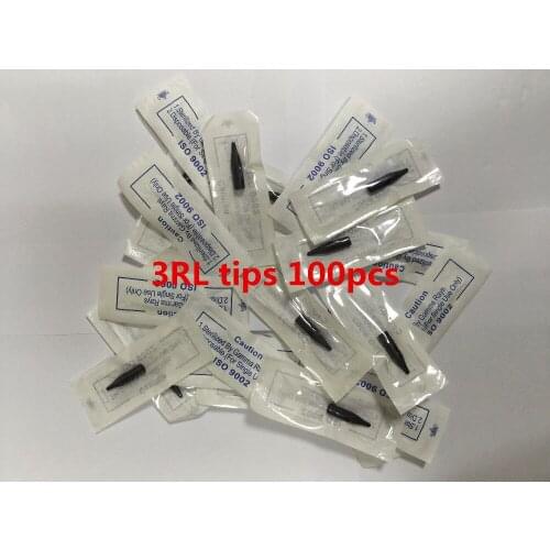 3Rl 100pcs Permanent Makeup Tip black color cap Fit on Sunshine Giant sun golden rose Tattoo Machine tips