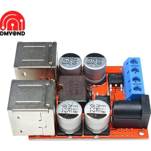 8V-35V to 5V 8A DC-DC 4 Port USB Car Charging Power Supply Step Down Module Auto Charging Module
