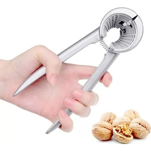Zinc Alloy Nutcracker Sheller Crack Almond Walnut Pecan Hazelnut Filbert Nut Kitchen Nut Sheller Clamp Plier Cracker Clip Tool